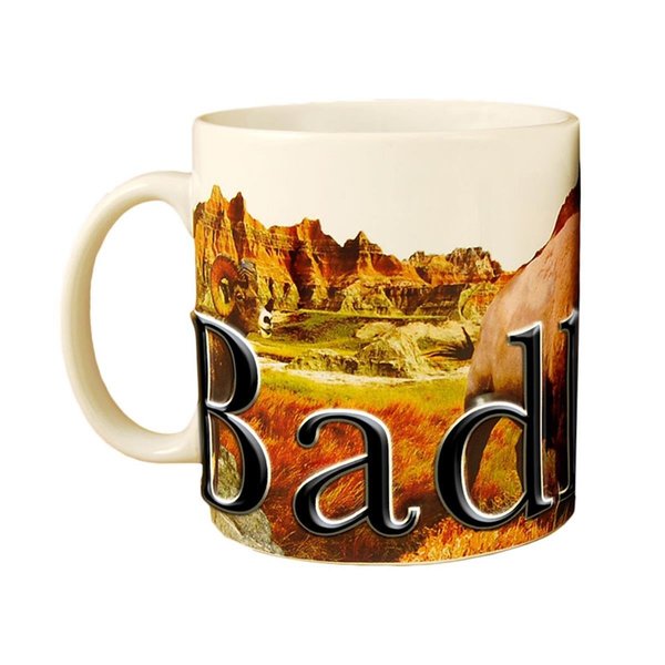 Americaware Badlands 18 oz Full Color Relief Mug AM16343